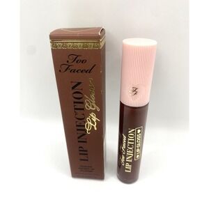 Too Faced Lip Injection Chocolate Cream Pie Cool Instant Lip Plumper Lip Gloss